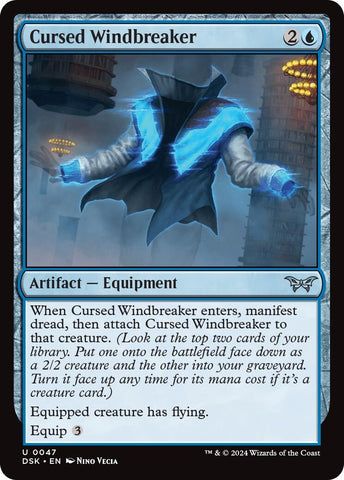 Image for Cursed Windbreaker (47) [Duskmourn: House of Horror]