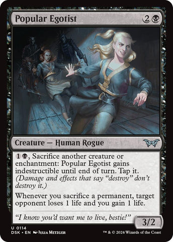 Image for Popular Egotist (114) [Duskmourn: House of Horror]
