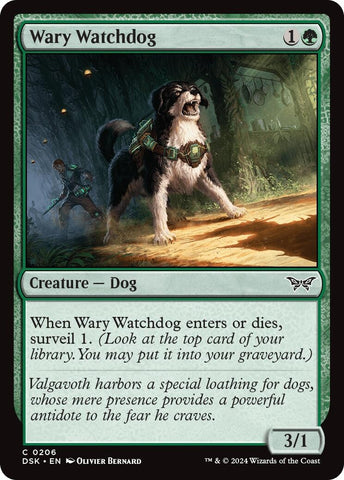 Image for Wary Watchdog (206) [Duskmourn: House of Horror]