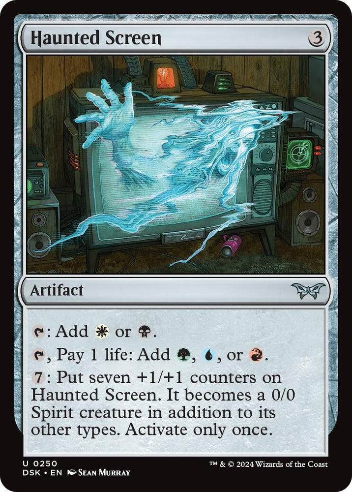 Image for Haunted Screen (250) [Duskmourn: House of Horror]