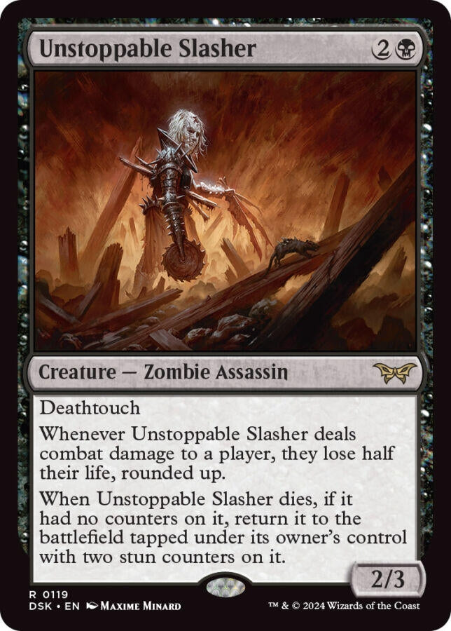 Image for Unstoppable Slasher (0119) (119) [Duskmourn: House of Horror]