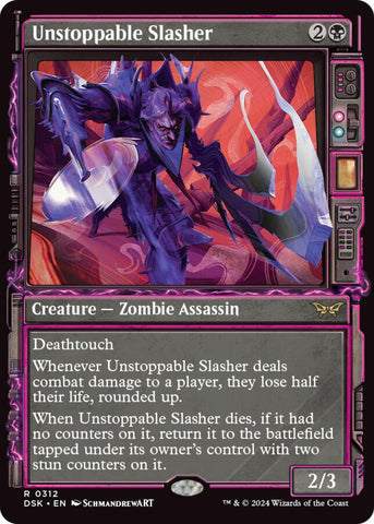 Image for Unstoppable Slasher (Showcase) (312) [Duskmourn: House of Horror]