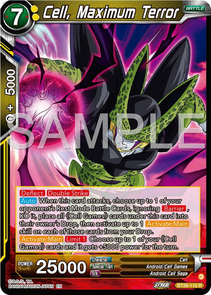 Cell, Maximum Terror (BT26-110) [Ultimate Advent]