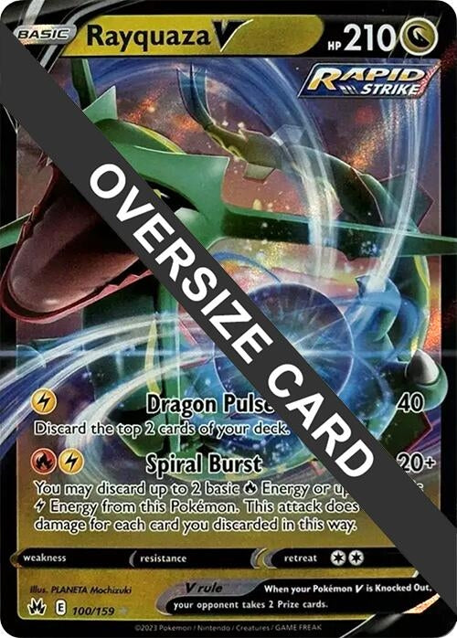 Image for Rayquaza V 100/159 (100/159) [Jumbo Cards]