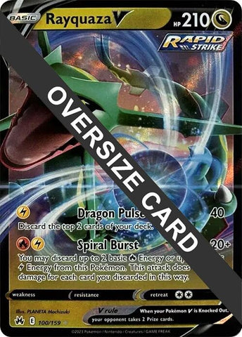 Image for Rayquaza V 100/159 (100/159) - Pokemon