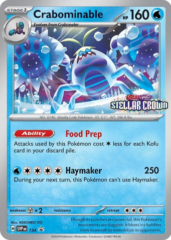 Image for Crabominable - 134 (134/142) (SVP)