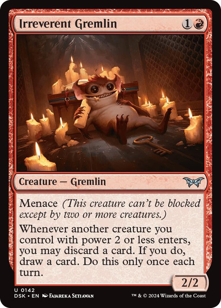 Image for Irreverent Gremlin (142) [Duskmourn: House of Horror]