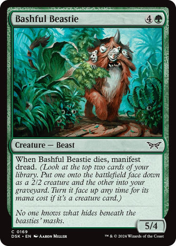 Image for Bashful Beastie (169) [Duskmourn: House of Horror]