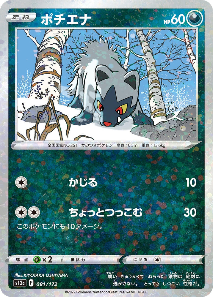 Image for Poochyena - 081/172 (Mirror Holofoil) - Pokemon Japan