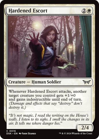 Image for Hardened Escort (16) [Duskmourn: House of Horror]