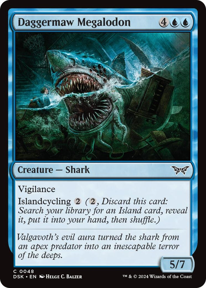 Image for Daggermaw Megalodon (48) [Duskmourn: House of Horror]