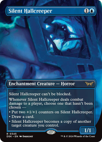 Image for Silent Hallcreeper (Borderless) (345) [Duskmourn: House of Horror]