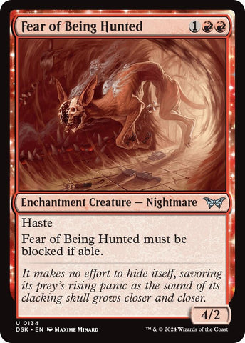 Image for Fear of Being Hunted (134) [Duskmourn: House of Horror]