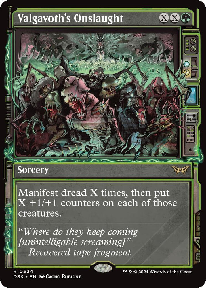 Image for Valgavoth's Onslaught (Showcase) (324) [Duskmourn: House of Horror]