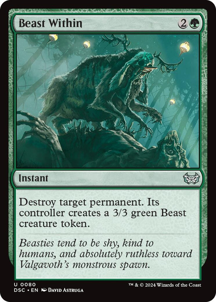 Image for Beast Within (80) [Commander: Duskmourn: House of Horror]