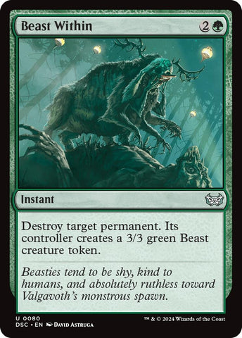 Image for Beast Within (80) [Commander: Duskmourn: House of Horror]