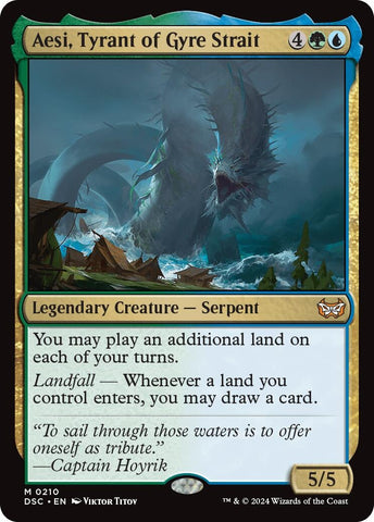 Image for Aesi, Tyrant of Gyre Strait (210) [Commander: Duskmourn: House of Horror]