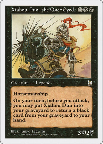 Image for Xiahou Dun, the One-Eyed (92) - Magic: The Gathering