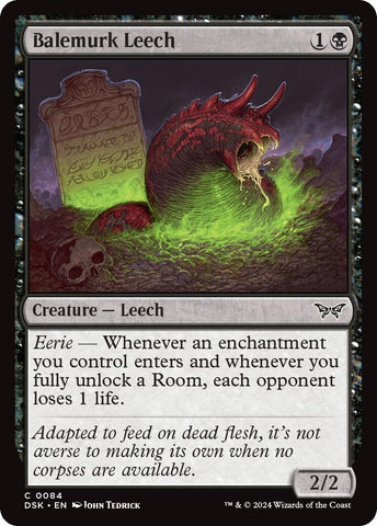 Image for Balemurk Leech (84) [Duskmourn: House of Horror]