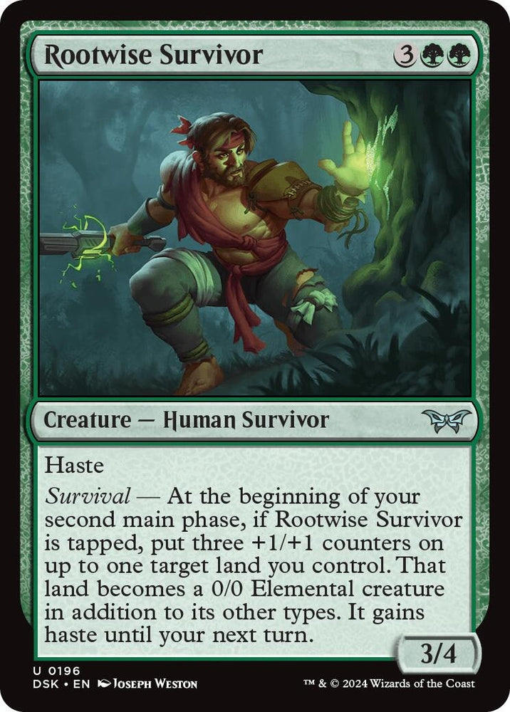 Image for Rootwise Survivor (196) [Duskmourn: House of Horror]