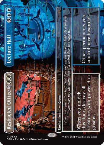 Image for Restricted Office // Lecture Hall (Borderless) (342) [Duskmourn: House of Horror]
