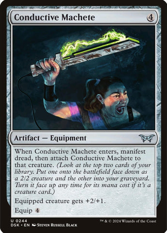 Image for Conductive Machete (244) [Duskmourn: House of Horror]