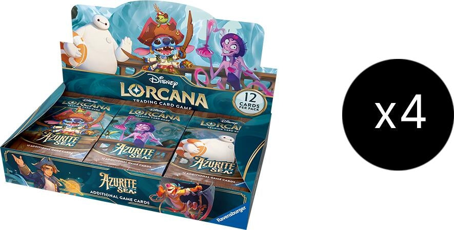 Image for Disney Lorcana: Azurite Sea Booster Box Case [Azurite Sea]