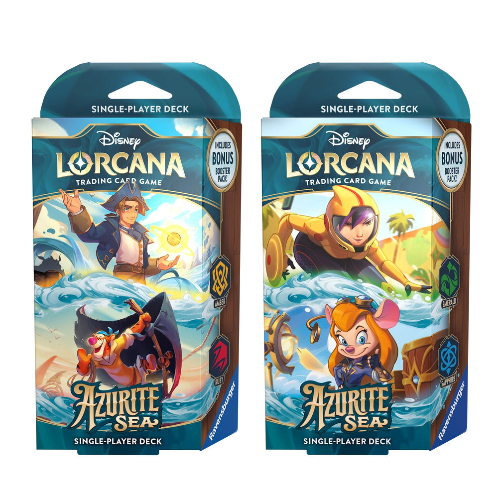 Image for Disney Lorcana: Azurite Sea Starter Deck [Set of 2] [Azurite Sea]