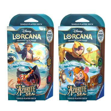 Image for Disney Lorcana: Azurite Sea Starter Deck [Set of 2] [Azurite Sea]