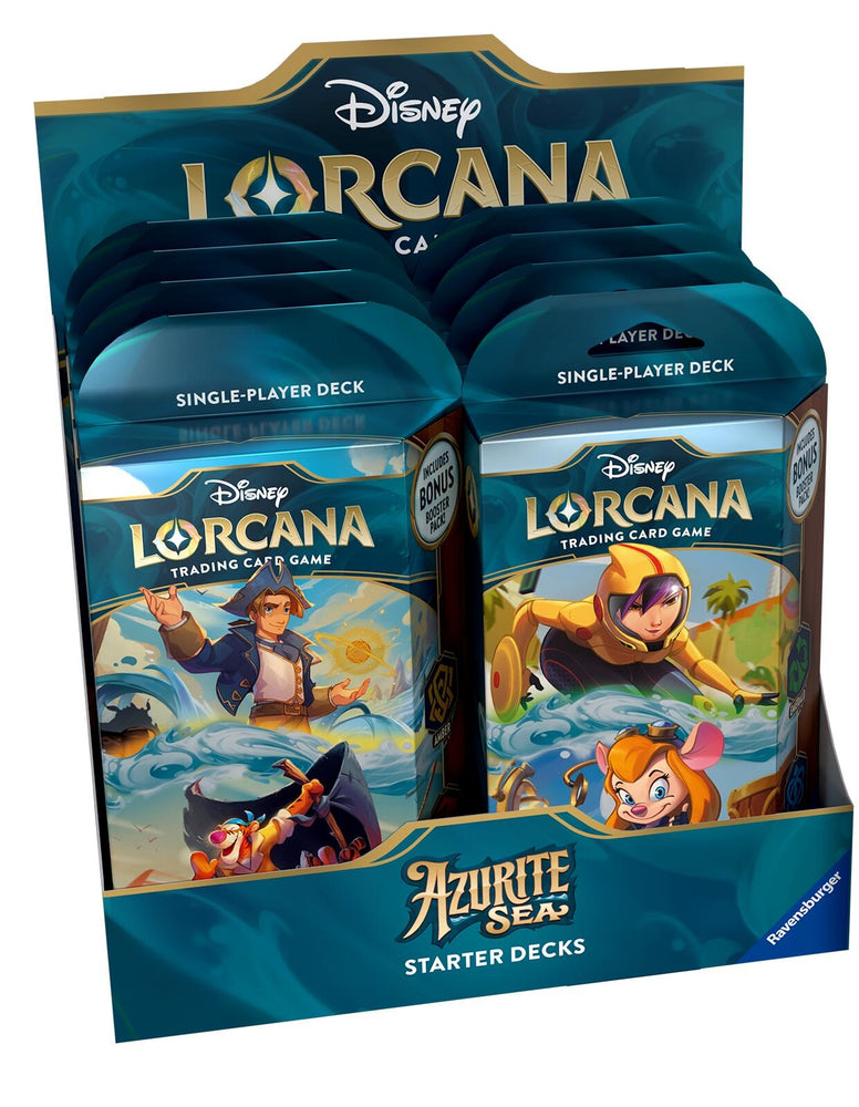 Image for Disney Lorcana: Azurite Sea Starter Deck Display [Azurite Sea]