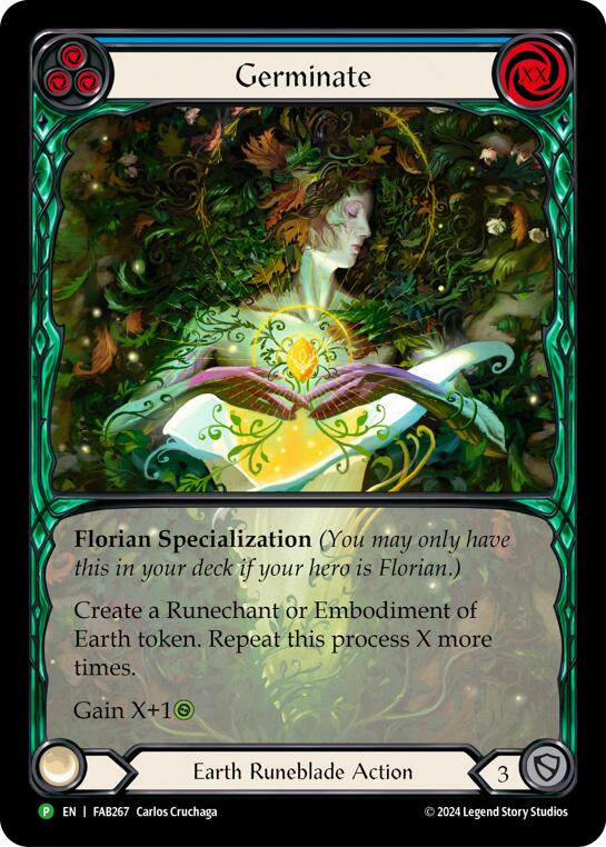 Germinate (Extended Art) [FAB267] (Promo)  Rainbow Foil