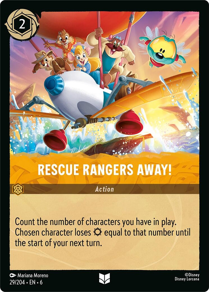 Image for Rescue Rangers Away! (29/204) - Disney Lorcana