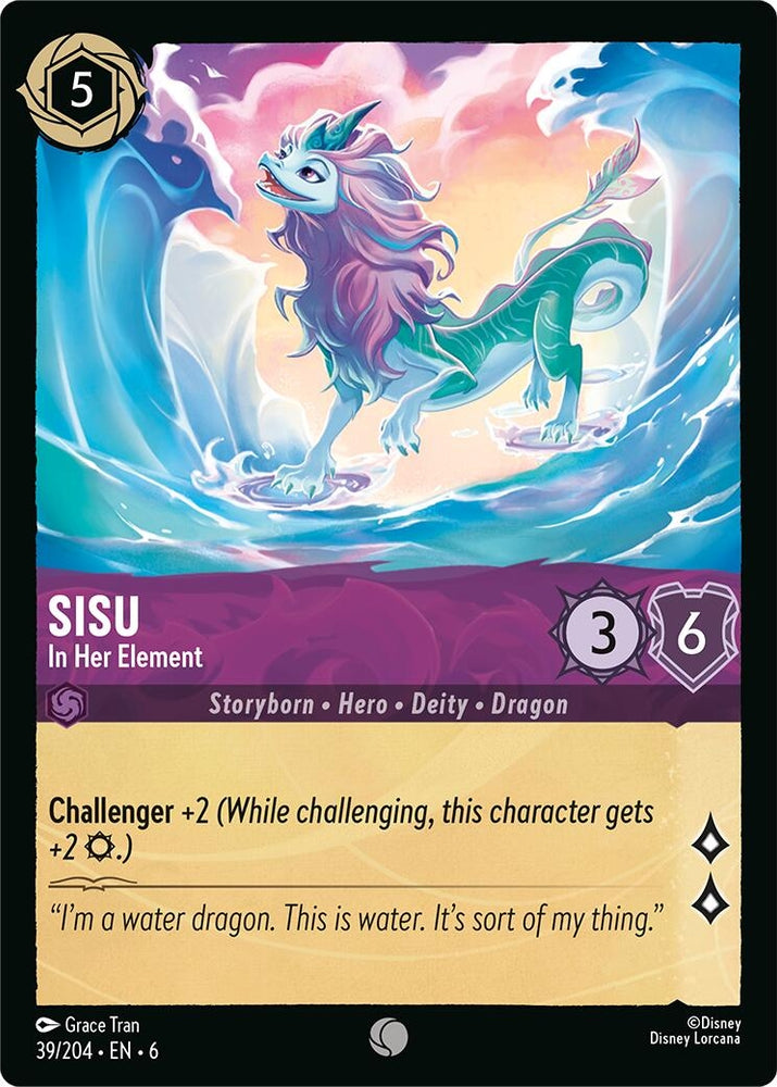 Image for Sisu - In Her Element (39/204) - Disney Lorcana