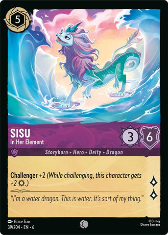 Image for Sisu - In Her Element (39/204) - Disney Lorcana