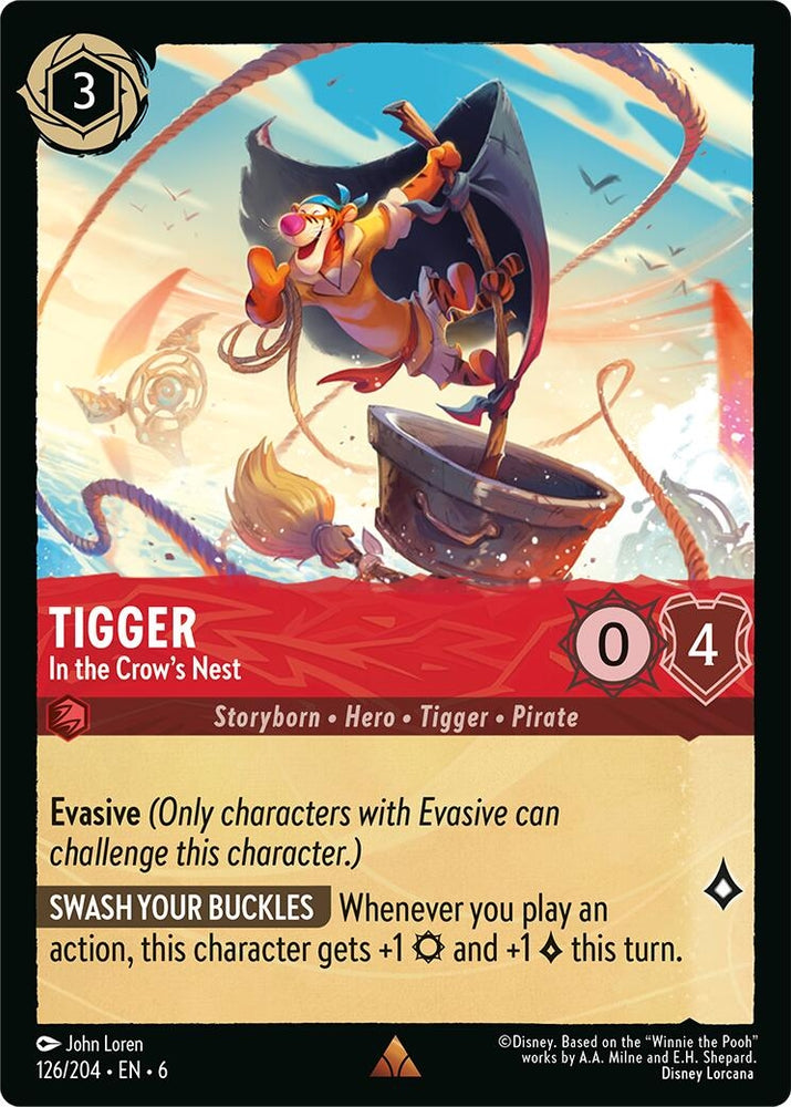 Image for Tigger - In the Crow's Nest (126/204) - Disney Lorcana