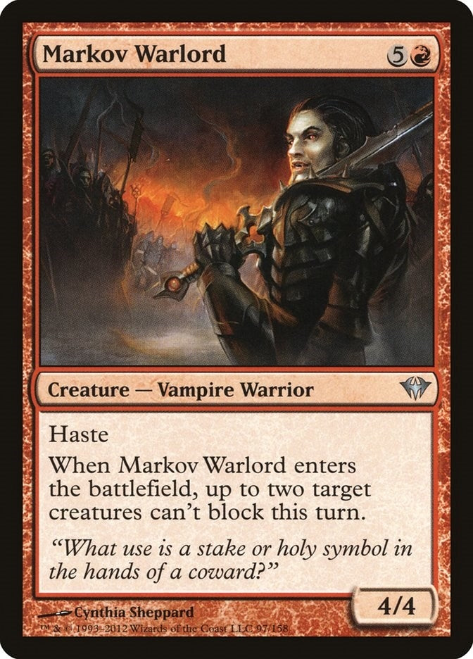 Image for Markov Warlord (97) [Dark Ascension]