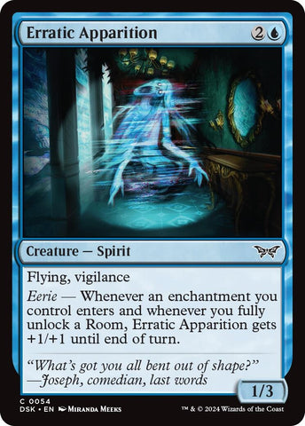 Image for Erratic Apparition (54) [Duskmourn: House of Horror]
