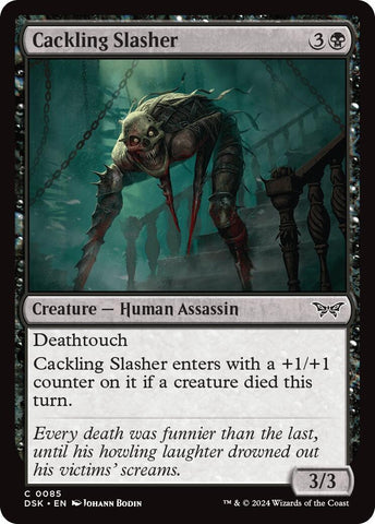 Image for Cackling Slasher (85) [Duskmourn: House of Horror]