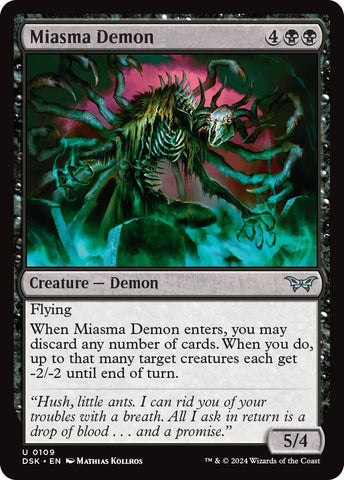 Image for Miasma Demon (109) [Duskmourn: House of Horror]