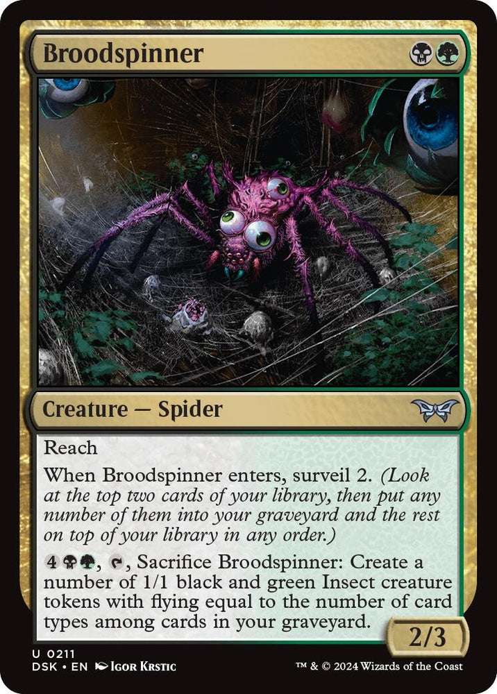 Image for Broodspinner (211) [Duskmourn: House of Horror]