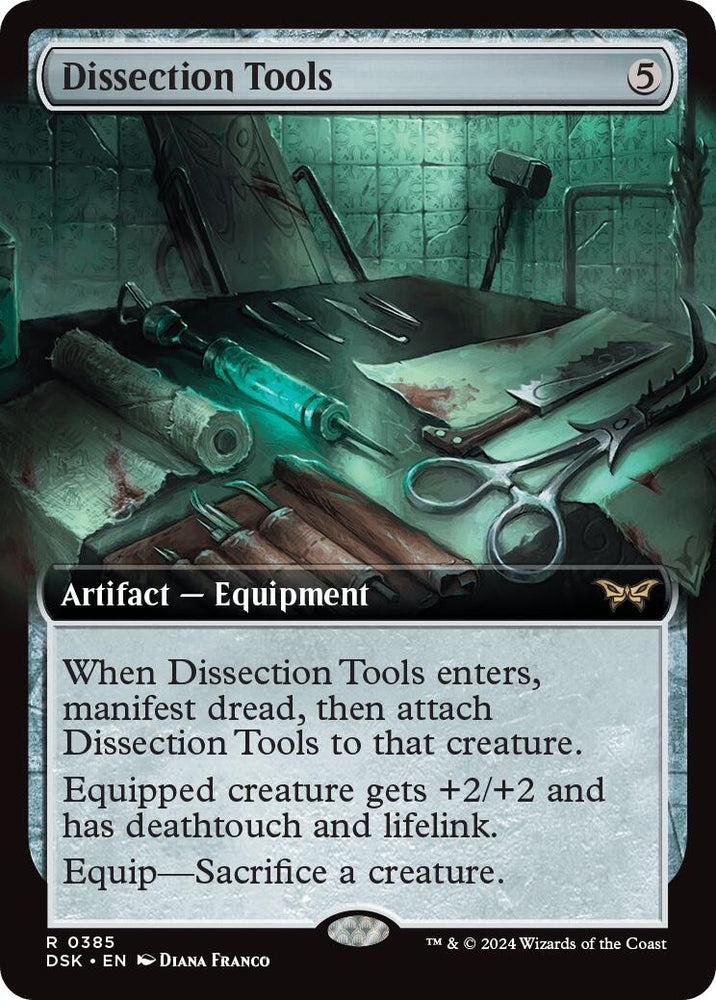 Image for Dissection Tools (Extended Art) (385) [Duskmourn: House of Horror]