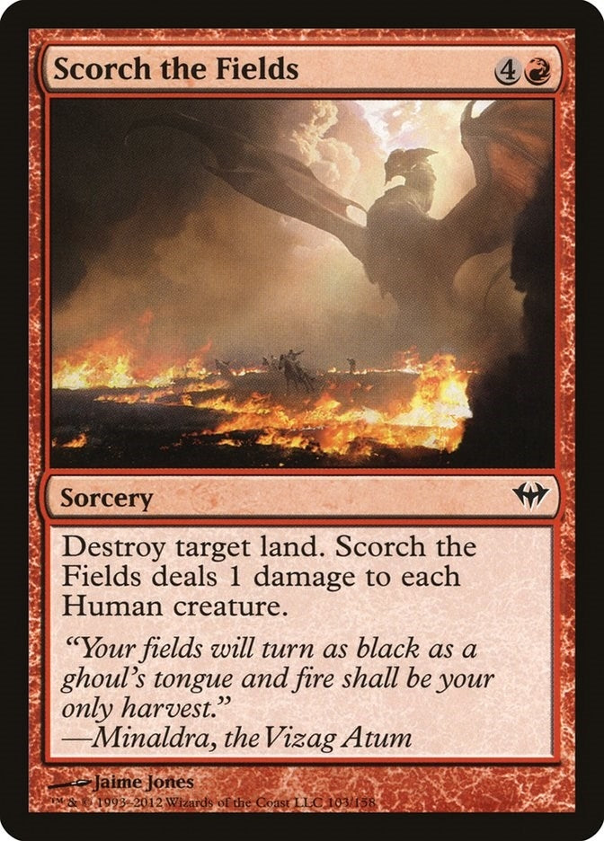 Image for Scorch the Fields (103) [Dark Ascension]