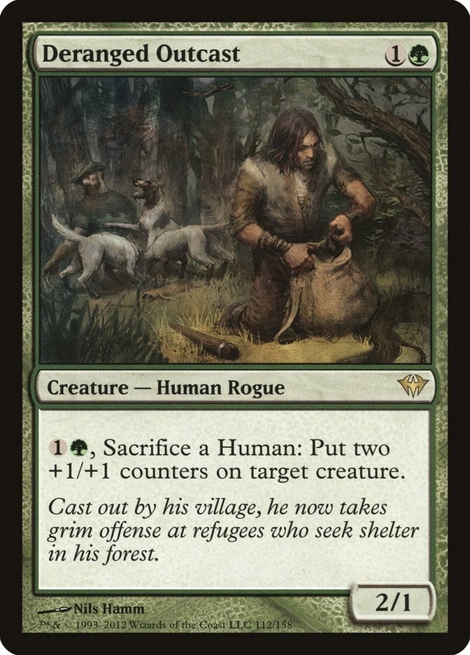 Image for Deranged Outcast (112) [Dark Ascension]
