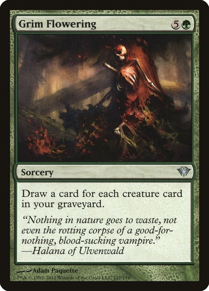Image for Grim Flowering (117) [Dark Ascension]