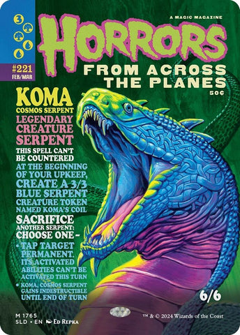 Image for Koma, Cosmos Serpent (1765) [Secret Lair Drop Series]