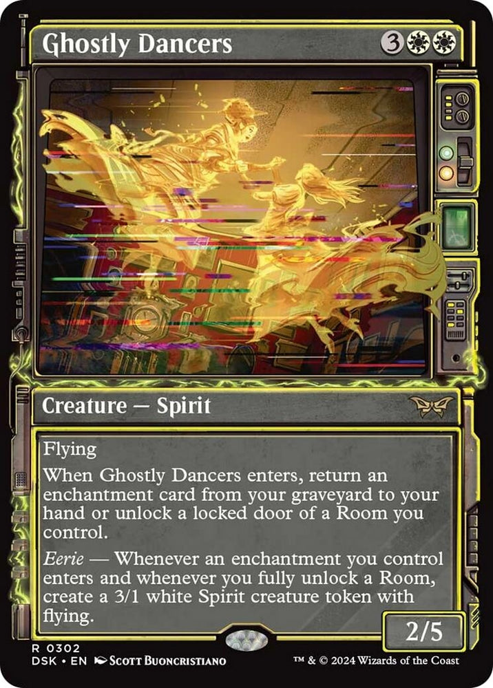 Image for Ghostly Dancers (Showcase) (302) [Duskmourn: House of Horror]