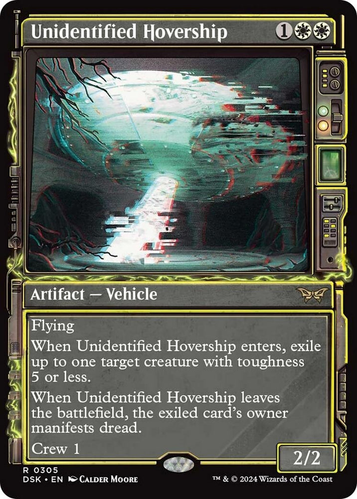 Image for Unidentified Hovership (Showcase) (305) [Duskmourn: House of Horror]