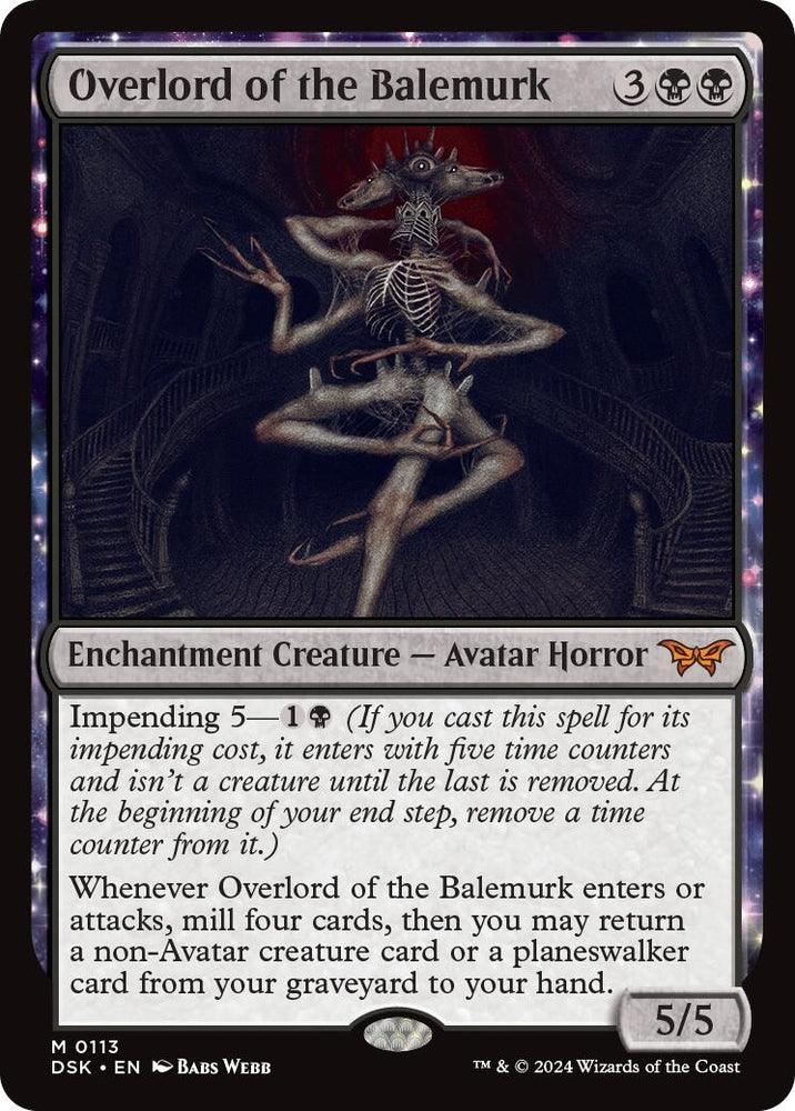 Image for Overlord of the Balemurk (113) [Duskmourn: House of Horror]