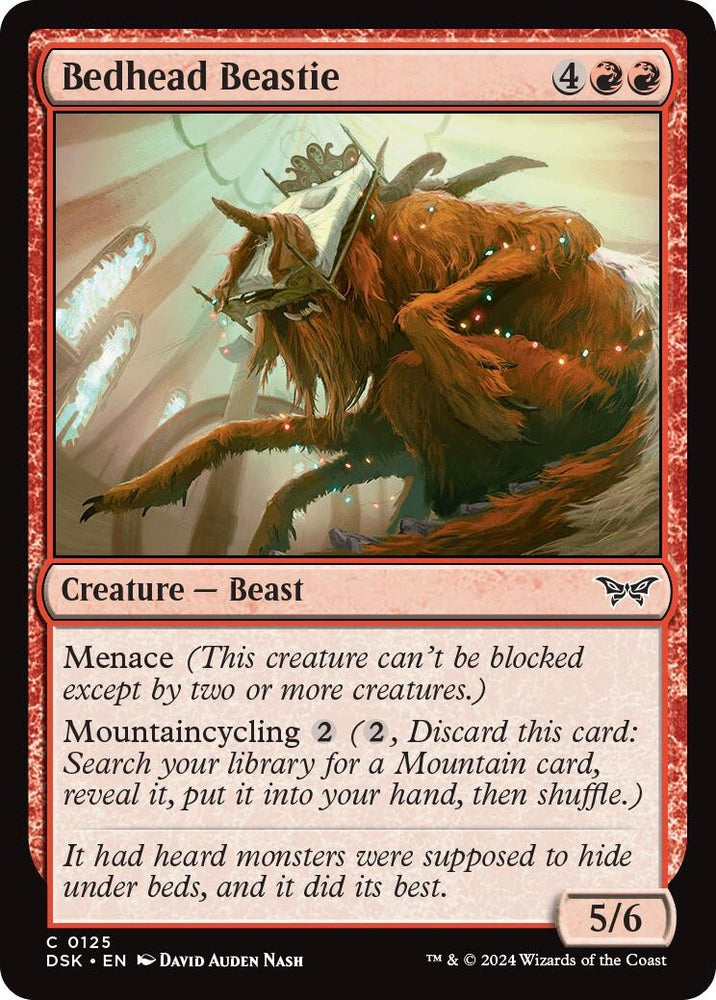 Image for Bedhead Beastie (125) [Duskmourn: House of Horror]