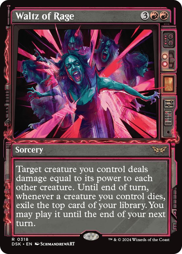 Image for Waltz of Rage (Showcase) (318) [Duskmourn: House of Horror]